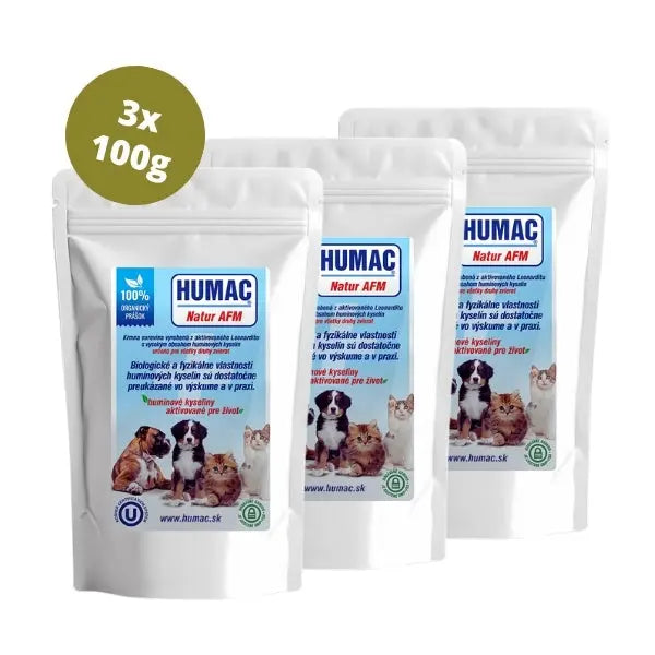 HUMAC prírodný doplnok krmiva pre domáce zvieratá dávka na 4-5 mesiacov